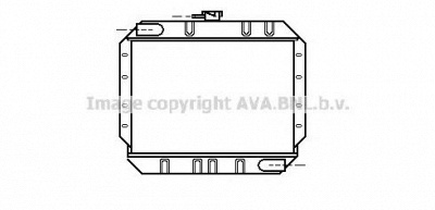 AVA QUALITY COOLING fd2064 -  Радиатор, охлаждение двигателя